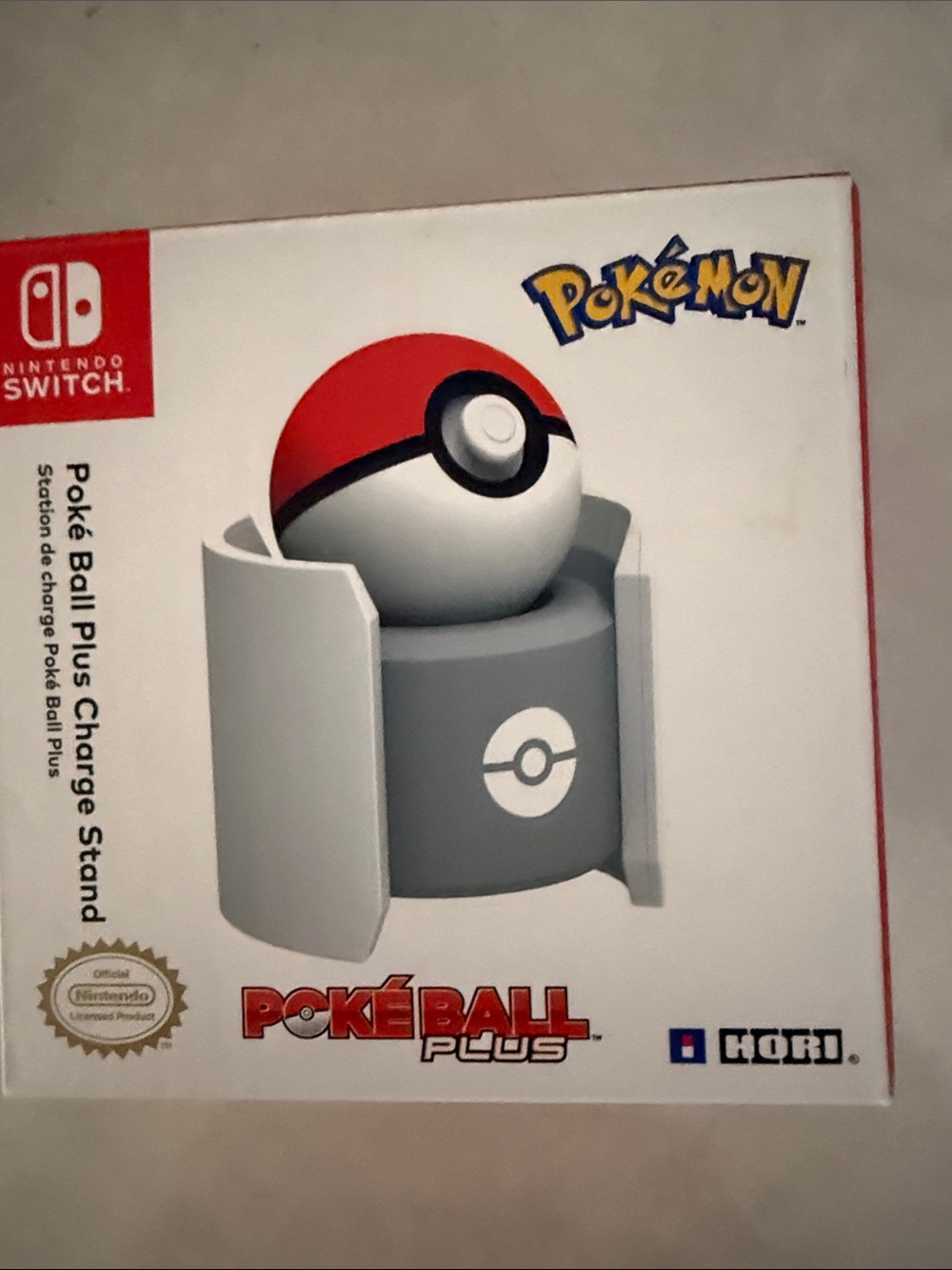 Nintendo Switch Poké Ball Plus Charging Stand - Gray/White